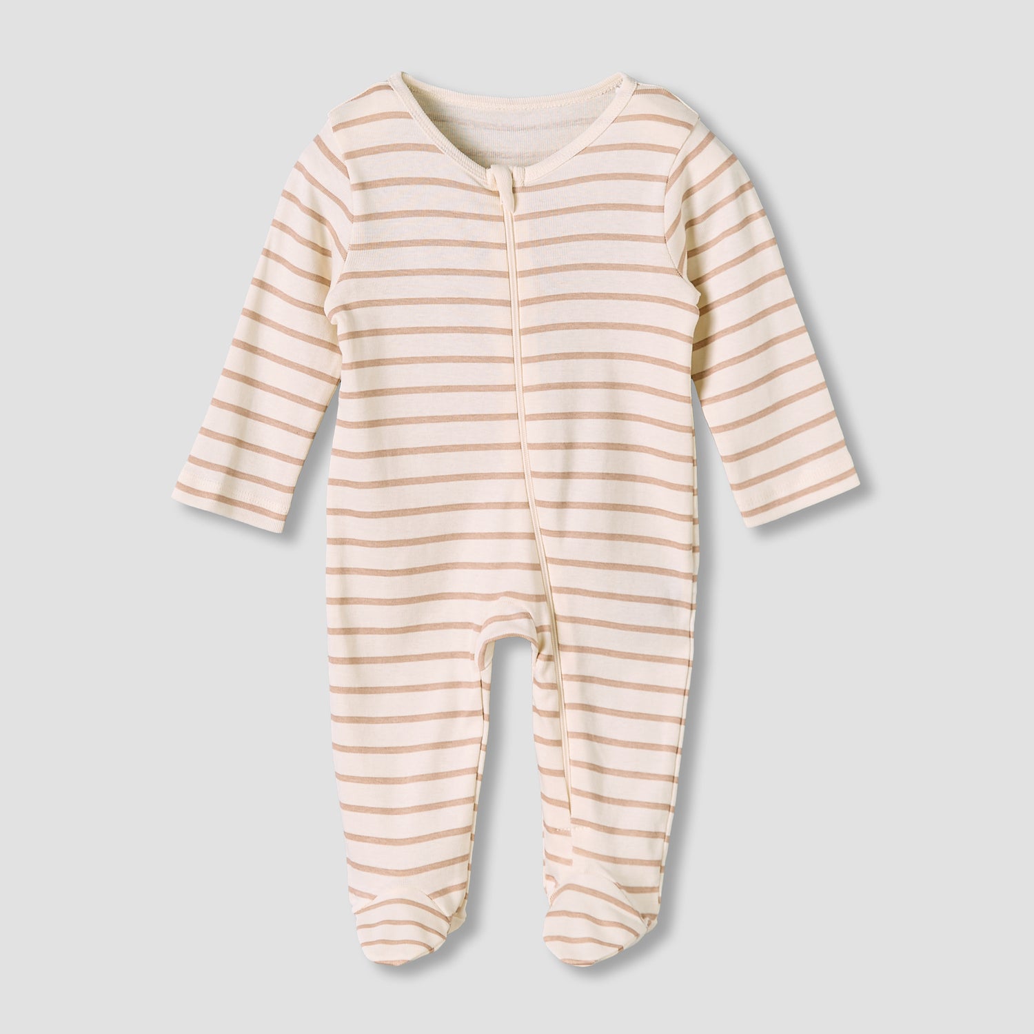Pack of 3 Juniors Round Neck Long Sleeves Sleepsuit with Print
