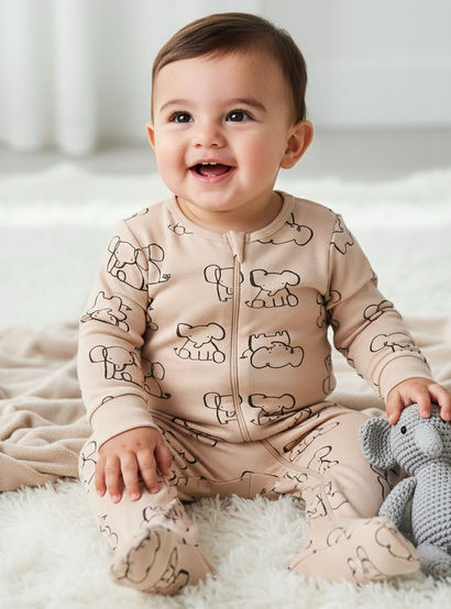 Pack of 3 Juniors Round Neck Long Sleeves Sleepsuit with Print-promo_babyshop_Buy2for115_UAE130126-image-2