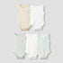 Juniors Round Neck Bodysuit with Snap Button Closure - Cotton - Sleeveless - Set of 5 - Multicolour / 12-18 mths