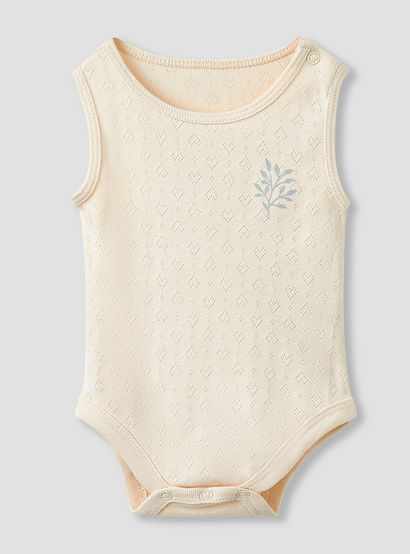Juniors Round Neck Bodysuit with Snap Button Closure - Cotton - Sleeveless - Set of 5-promo_babyshop_Buy2for115_UAE130126-image-2