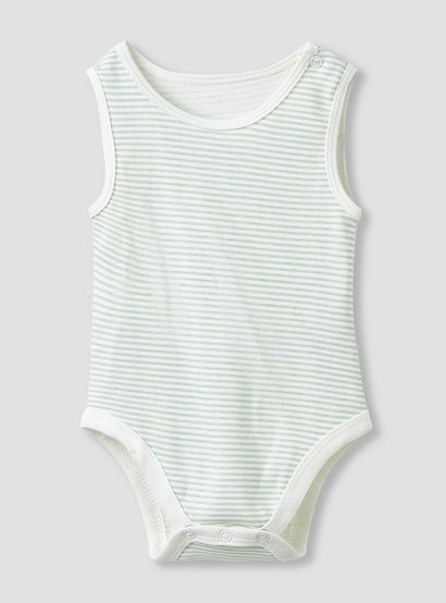 Juniors Round Neck Bodysuit with Snap Button Closure - Cotton - Sleeveless - Set of 5-promo_babyshop_Buy2for115_UAE130126-image-6