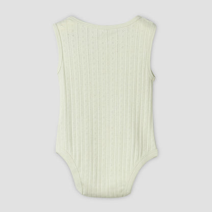 Pack of 5 Juniors Cotton Sleeveless Bodysuit with Fun Print