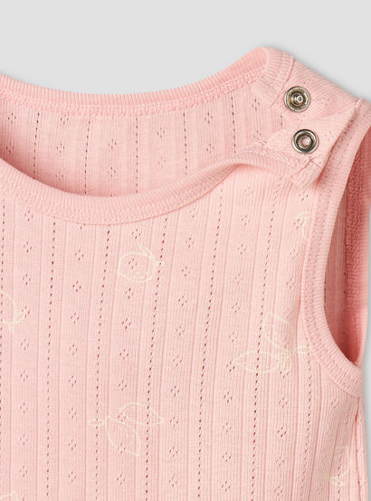 Pack of 5 Juniors Cotton Sleeveless Bodysuit with Fun Print-baby-girls-clothing-bodysuits-image-12