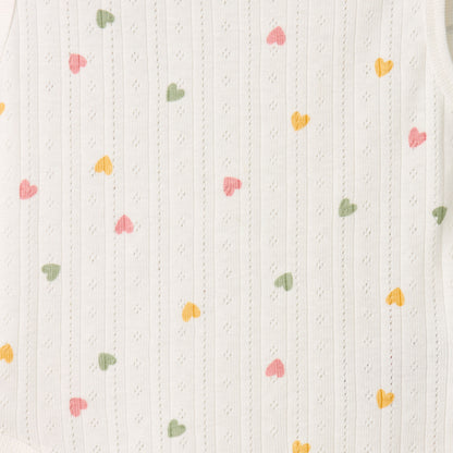 Pack of 5 Juniors Cotton Sleeveless Bodysuit with Fun Print
