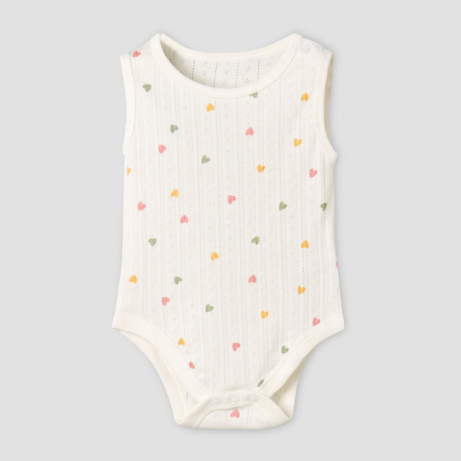 Pack of 5 Juniors Cotton Sleeveless Bodysuit with Fun Print