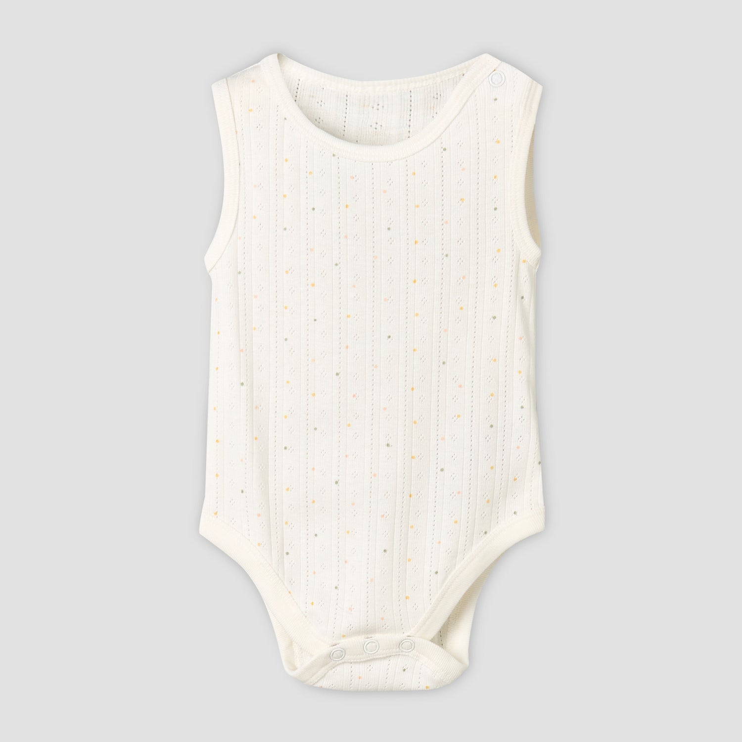 Pack of 5 Juniors Cotton Sleeveless Bodysuit with Fun Print