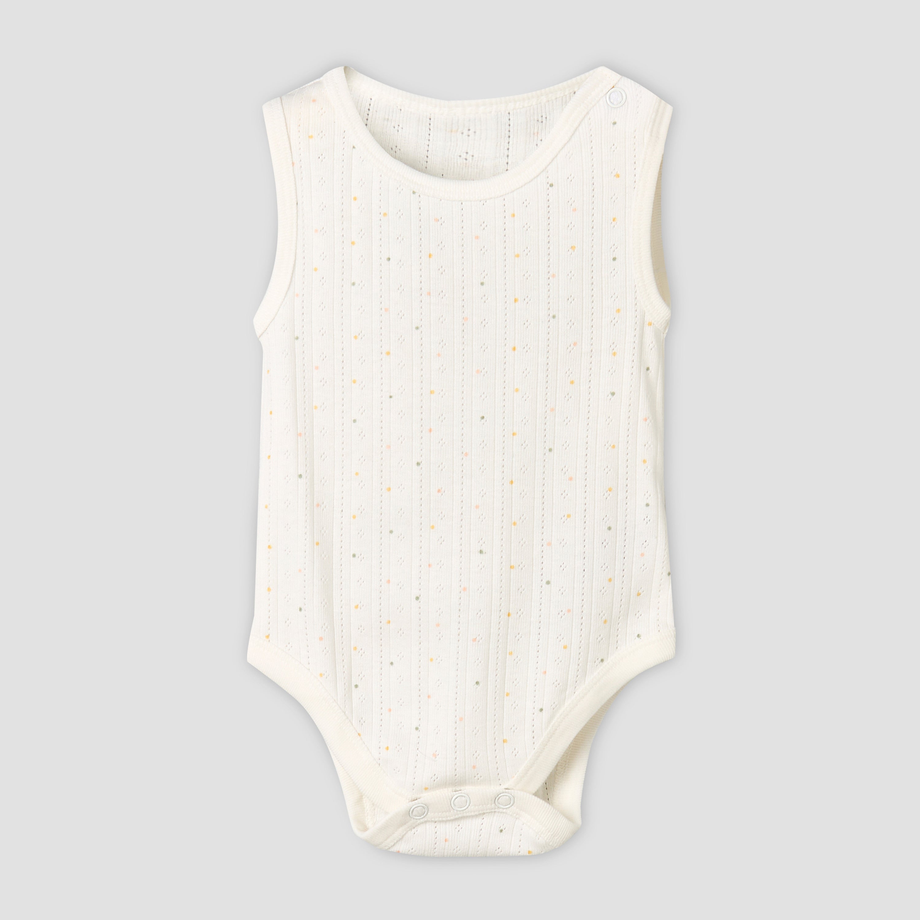 Pack of 5 Juniors Cotton Sleeveless Bodysuit with Fun Print