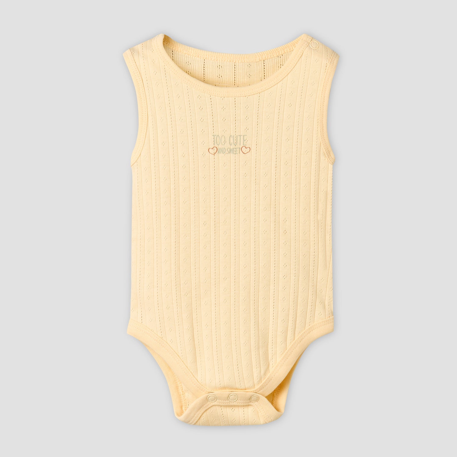 Pack of 5 Juniors Cotton Sleeveless Bodysuit with Fun Print