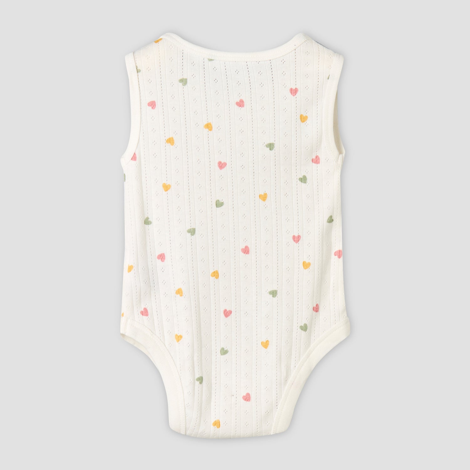 Pack of 5 Juniors Cotton Sleeveless Bodysuit with Fun Print