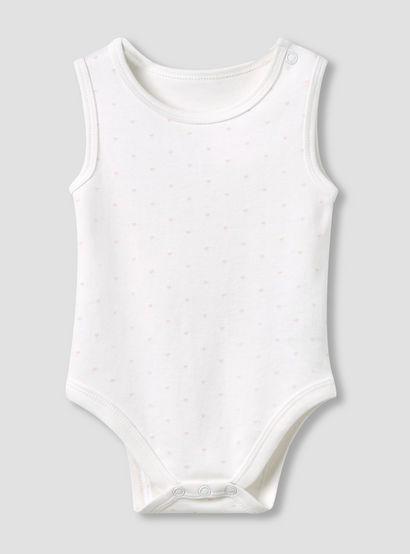 Juniors Round Neck Bodysuit with Snap Button Closure - Cotton - Sleeveless - Set of 5-promo_babyshop_Buy2for115_UAE130126-image-5
