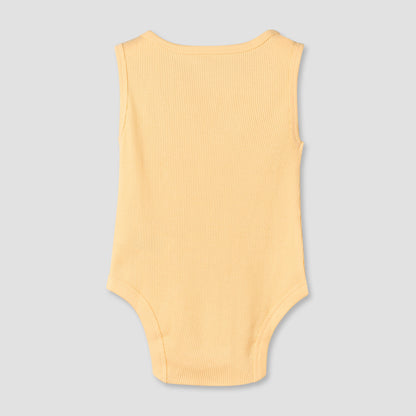 Pack of 5 Juniors Round Neck Sleeveless Bodysuit with Animal Print