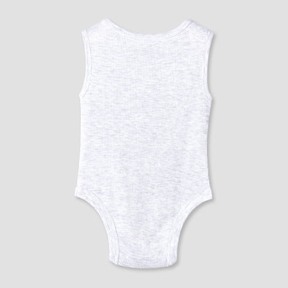 Pack of 5 Juniors Round Neck Sleeveless Bodysuit with Animal Print