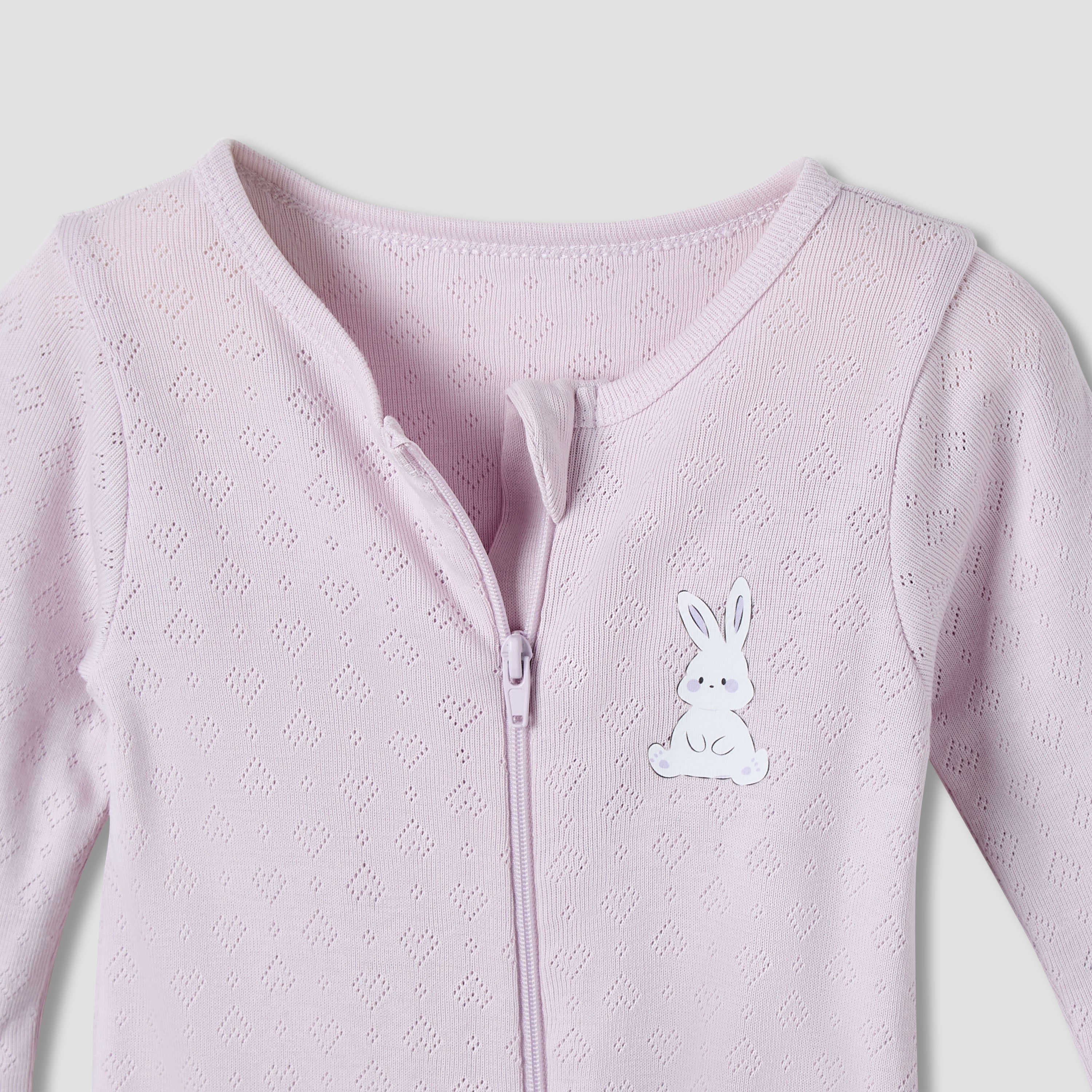 Juniors Cotton Round Neck Long Sleeves Sleepsuit with Fun Print, Set of 5