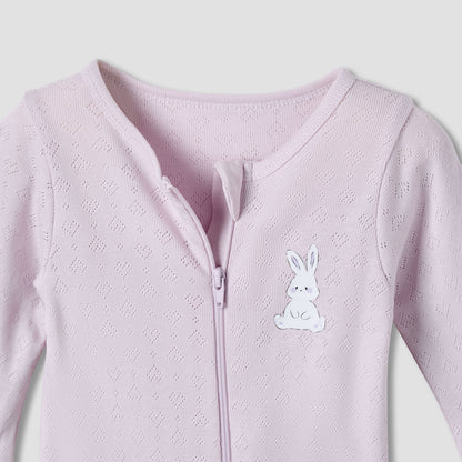 Juniors Cotton Round Neck Long Sleeves Sleepsuit with Fun Print, Set of 5