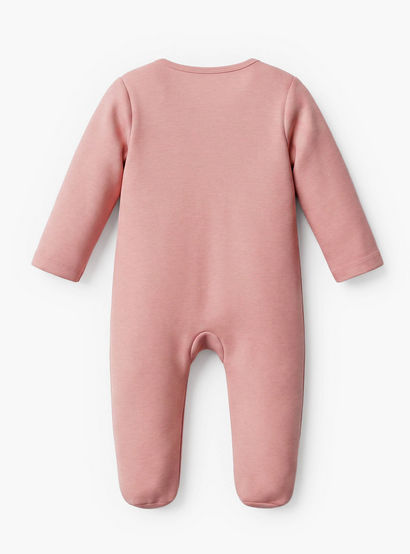 Juniors Solid Closed Feet Sleepsuit with Long Sleeves - Set of 7-baby-girls-clothing-nightwear-sleepsuits-image-6