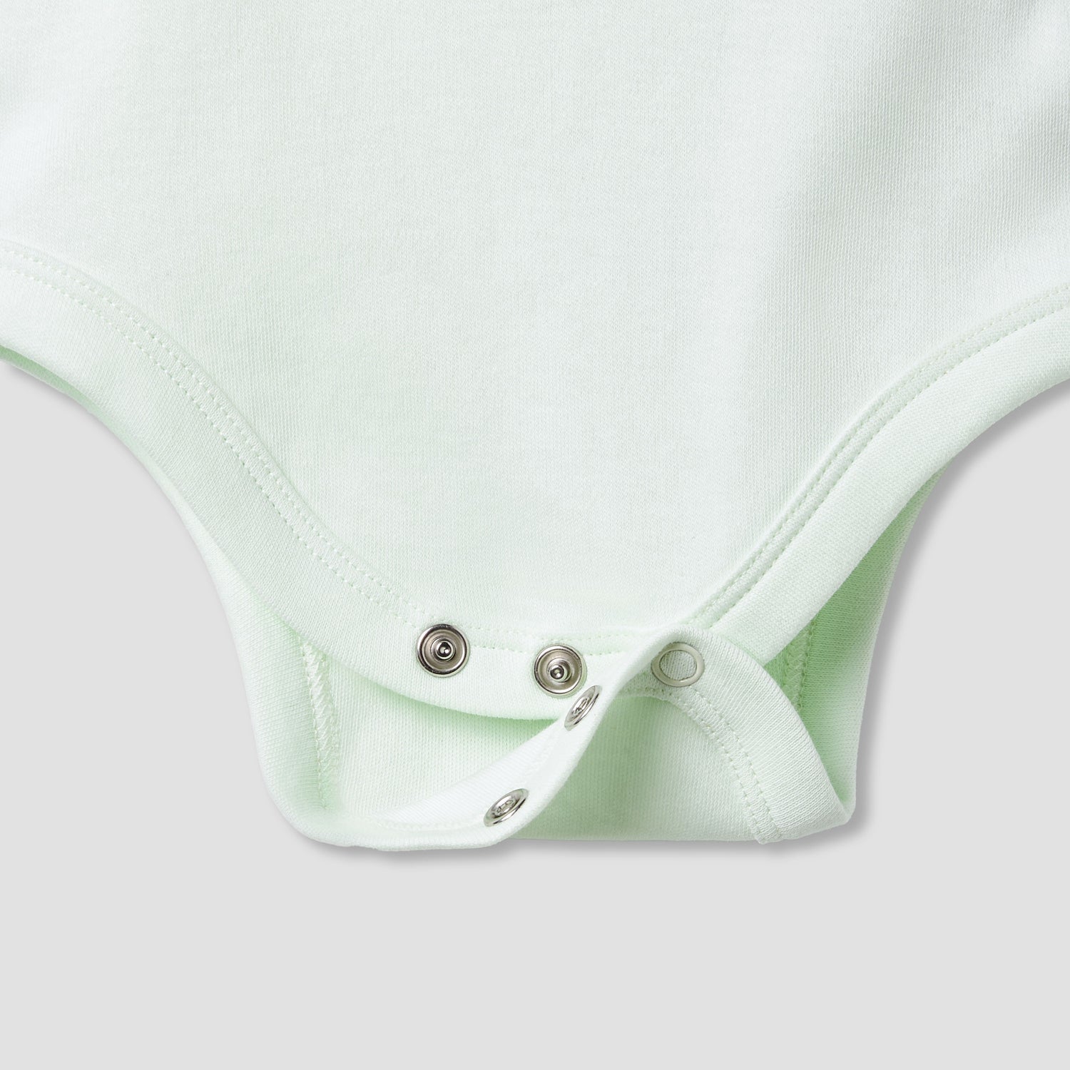 Juniors Round Neck Bodysuit with Snap Button Closure - Cotton - Short Sleeves