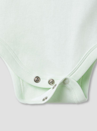 Juniors Round Neck Bodysuit with Snap Button Closure - Cotton - Short Sleeves-baby-girls-clothing-bodysuits-image-4