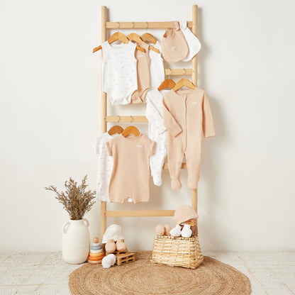 Pack of 3 Juniors Round Neck Sleeveless Bodysuit with Snap Button Closure
