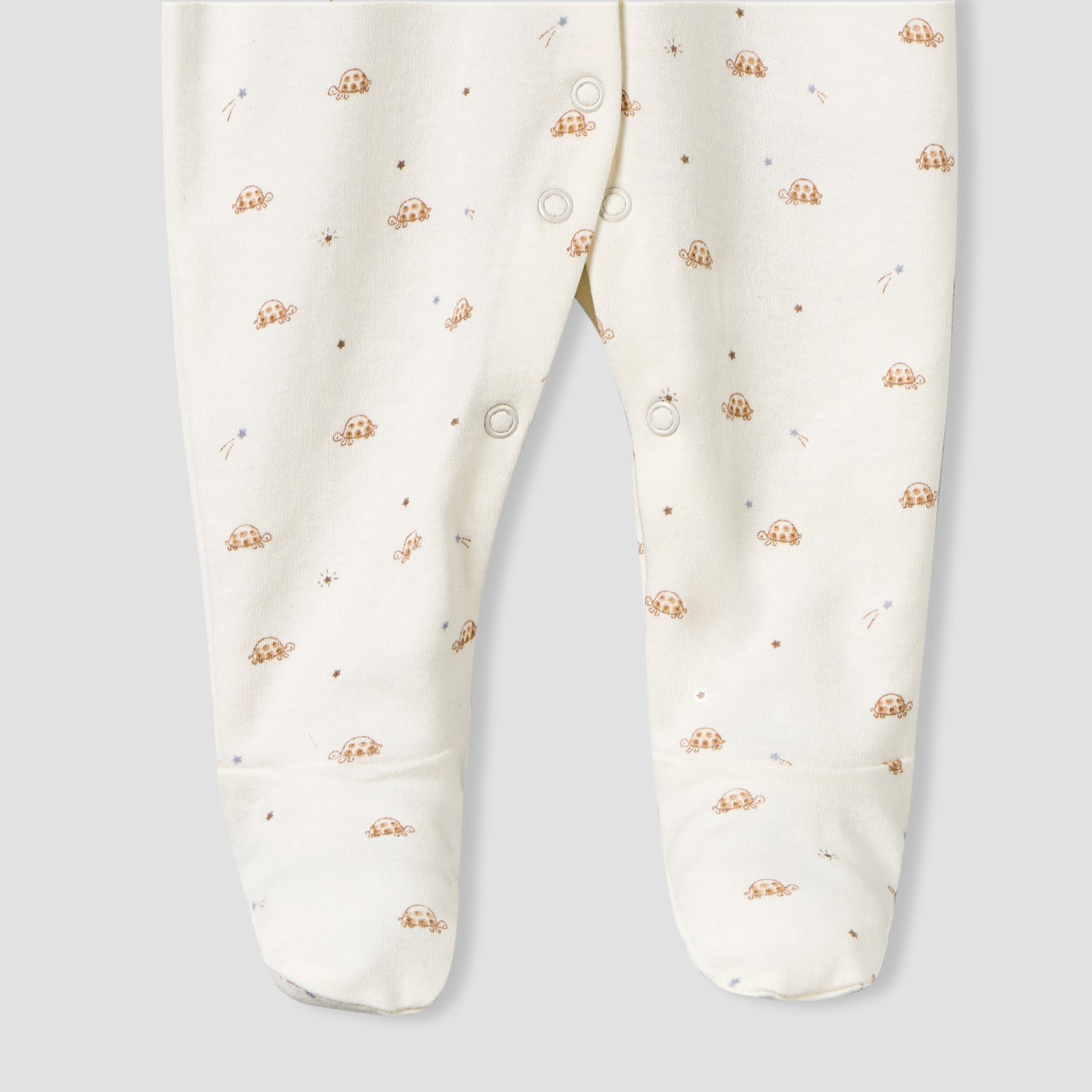 Pack of 2 Juniors Cotton Long Sleeves Sleepsuit with Closed Feet Design