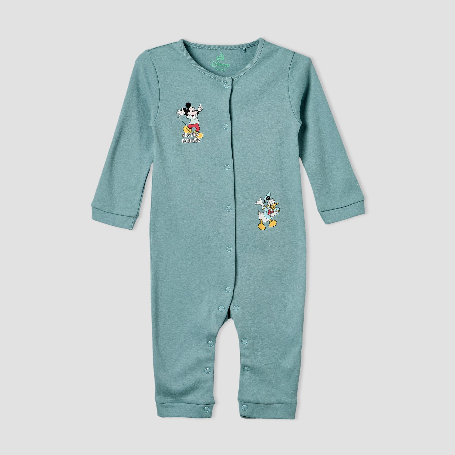 Set of 2 Disney Cotton Crew Neck Sleepsuit with Romper