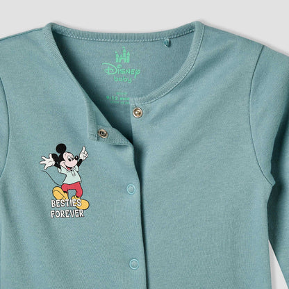 Set of 2 Disney Cotton Crew Neck Sleepsuit with Romper