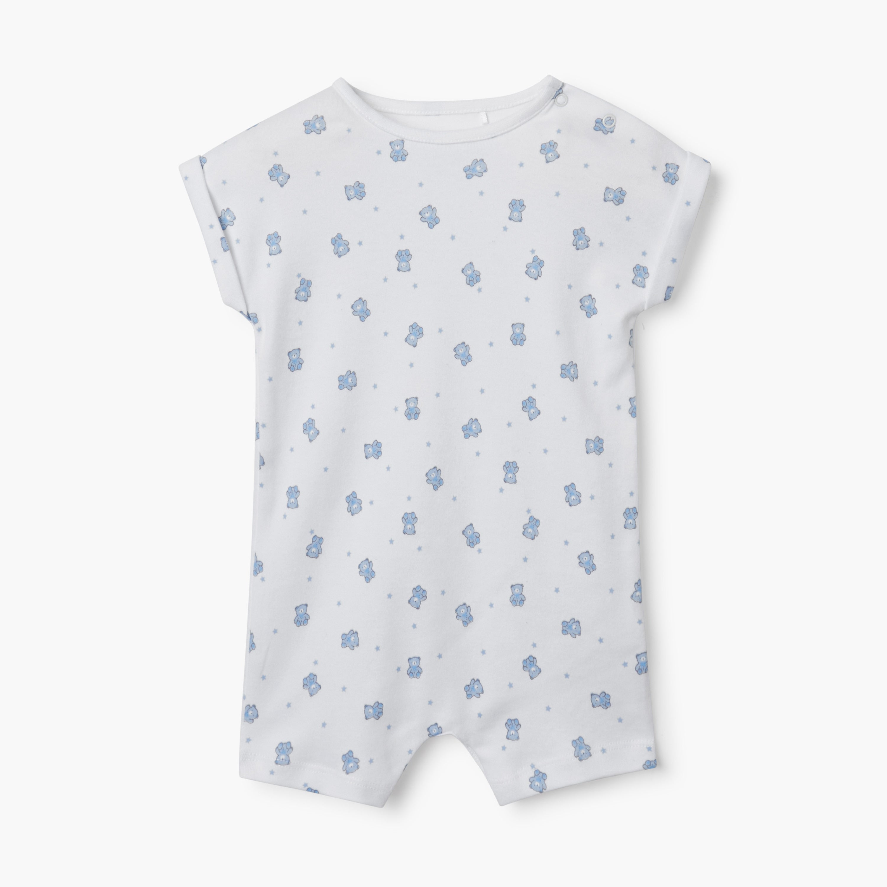 Juniors Printed Romper with Extended Sleeves - Set of 2