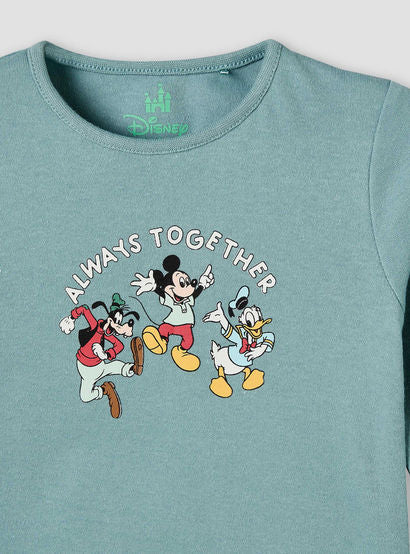 Pack of 2 Disney Cotton Crew Neck Long Sleeves Pyjama Set with Mickey Mouse and Friends Print-baby-boys-clothing-nightwear-pyjamasets-image-6