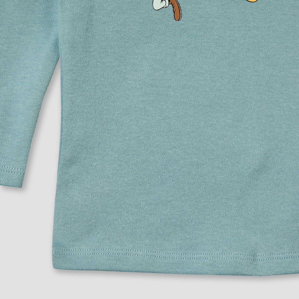 Pack of 2 Disney Cotton Crew Neck Long Sleeves Pyjama Set with Mickey Mouse and Friends Print