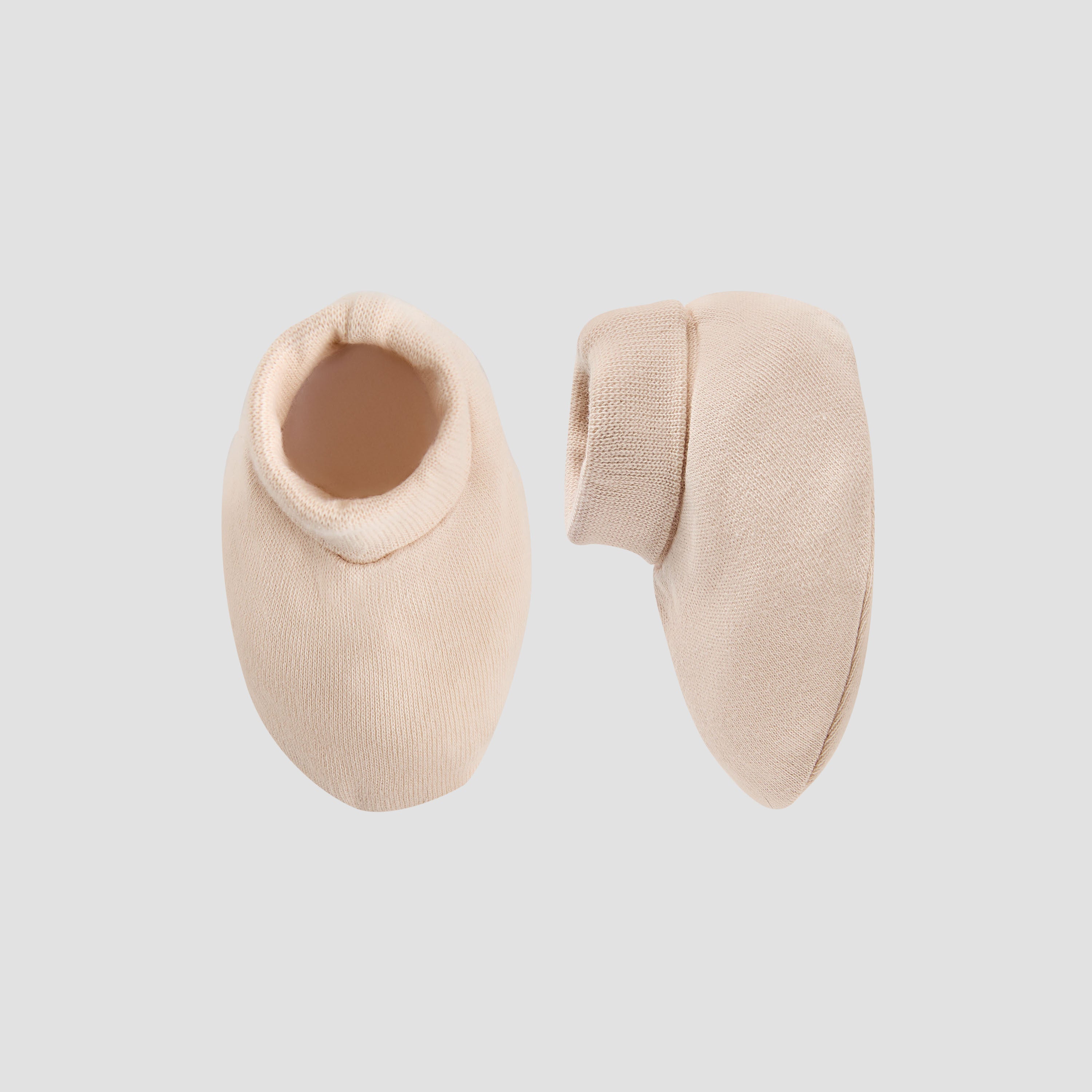 Pack of 2 Juniors Booties with Textured Hem