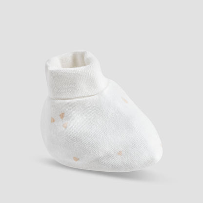 Pack of 2 Juniors Booties with Textured Hem