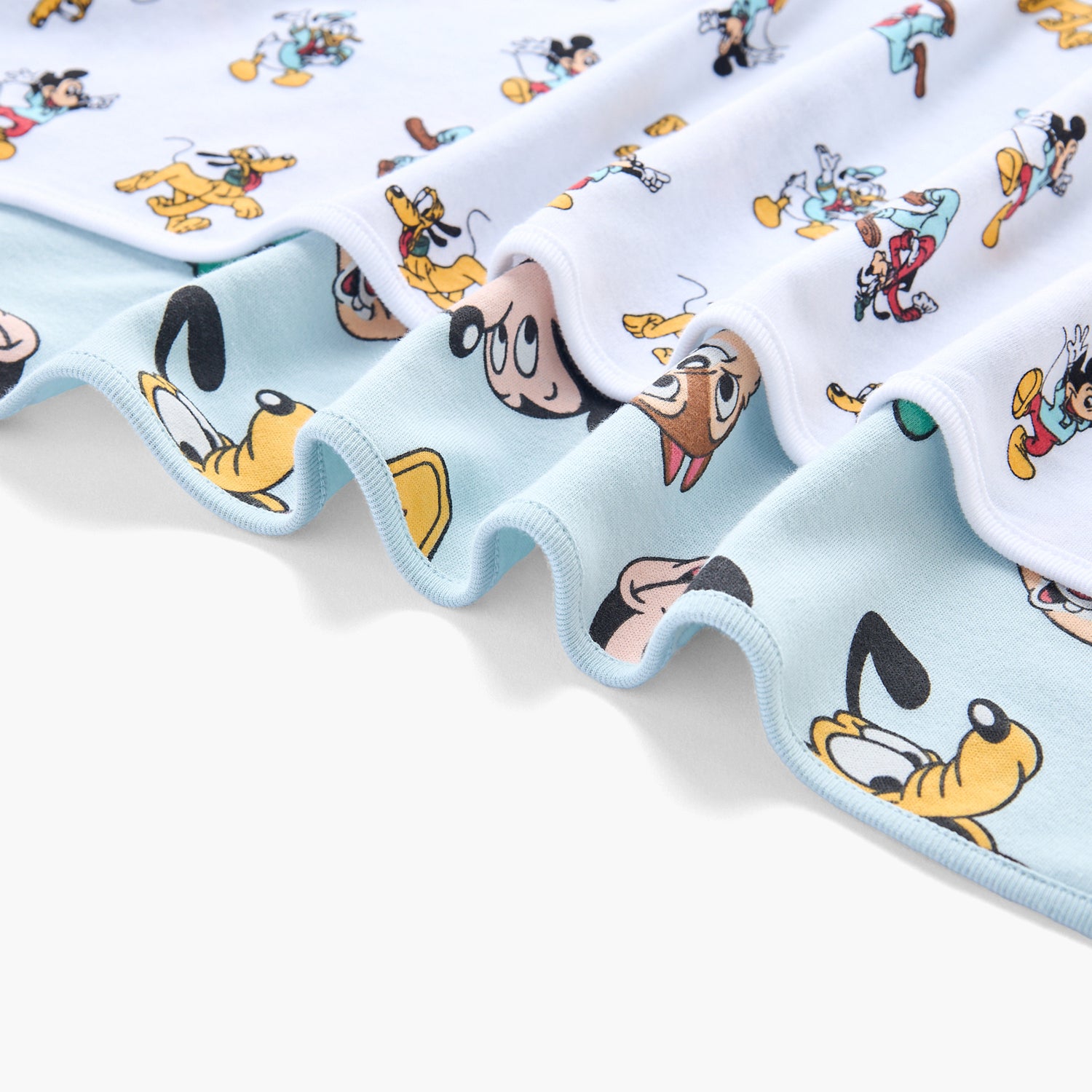 Pack of 2 Disney Receiving Blanket with Mickey Mouse and Friends Print