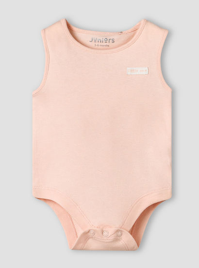 Pack of 3 Juniors Cotton Sleeveless Bodysuit with Snap Button Closure-baby-girls-clothing-bodysuits-image-5
