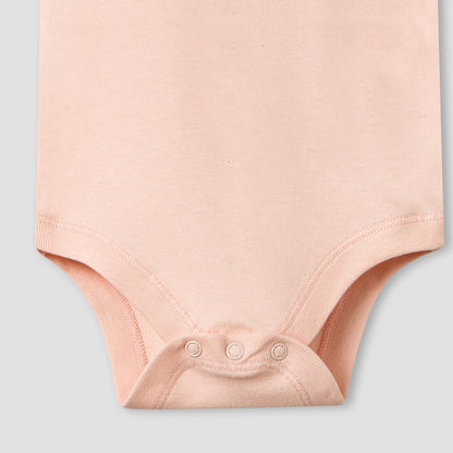 Pack of 3 Juniors Cotton Sleeveless Bodysuit with Snap Button Closure