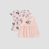 Pack of 2 Disney Round Neck Knee Length A-line Dress with Minnie Mouse Print - Pink / 12-18 mths
