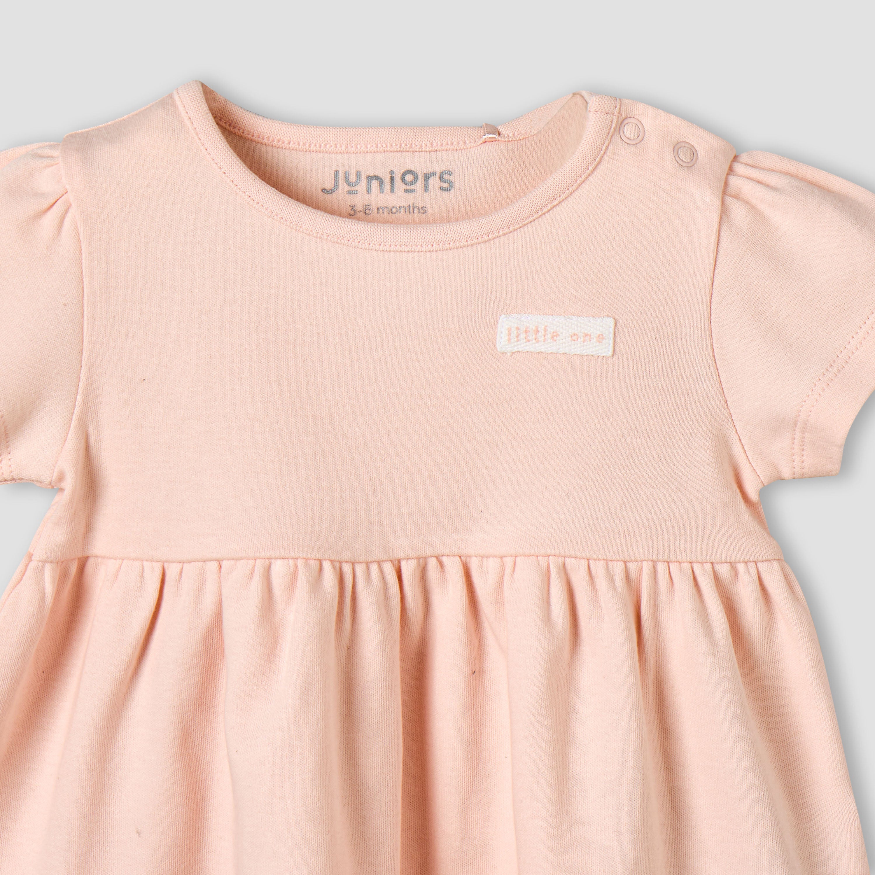 Pack of 2 Juniors Short Sleeves A-line Dress with Assorted Design