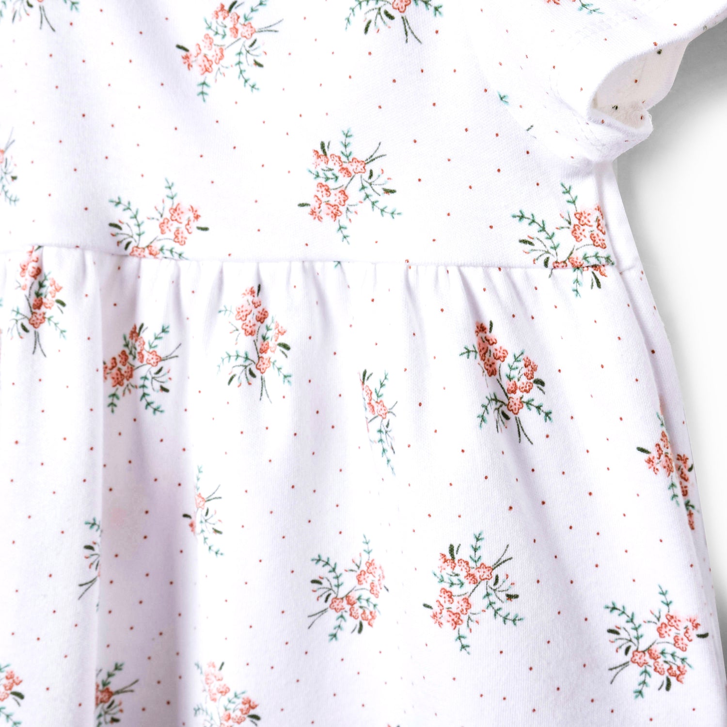 Juniors Assorted A-line Dress with Round Neck and Short Sleeves - Set of 2