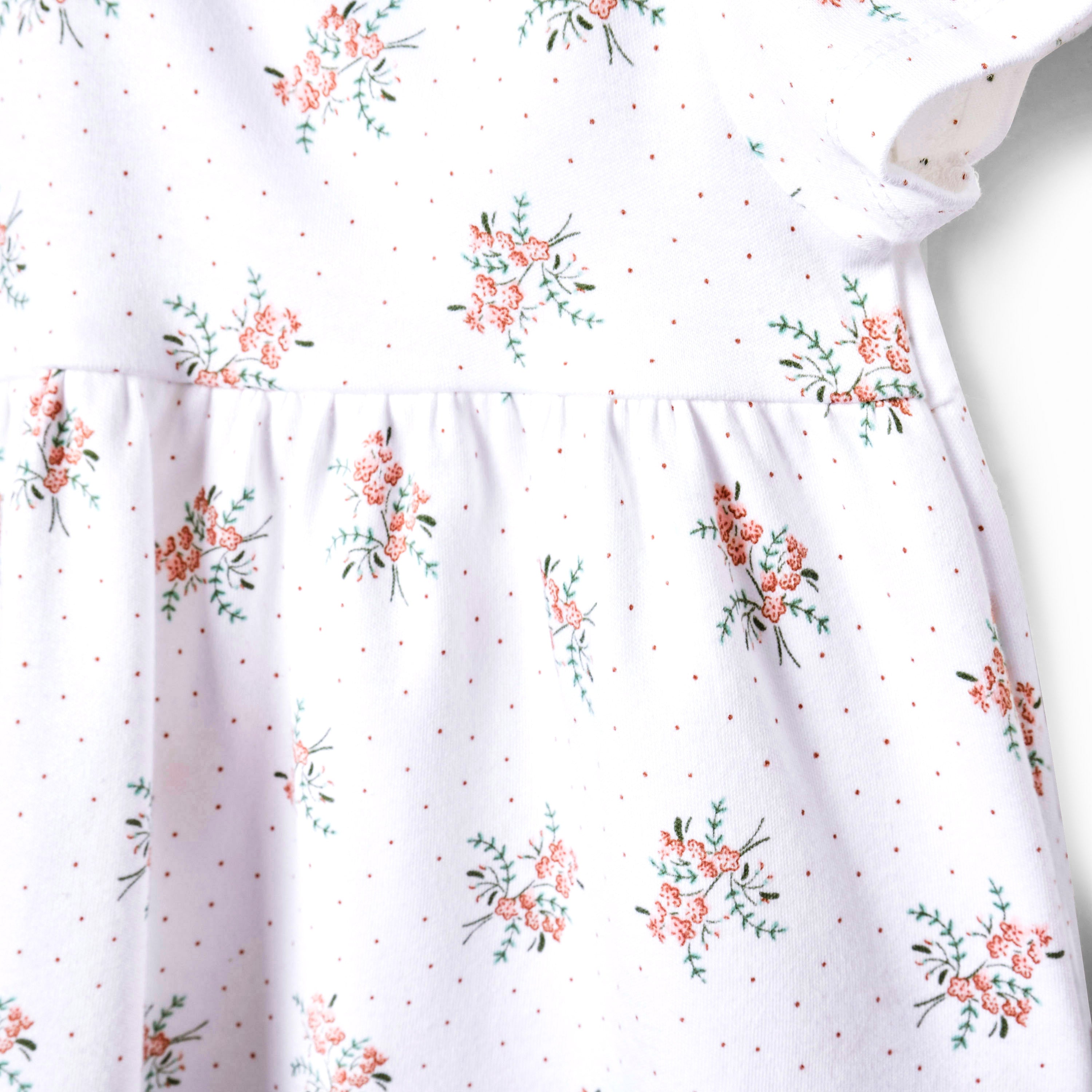 Juniors Assorted A-line Dress with Round Neck and Short Sleeves - Set of 2