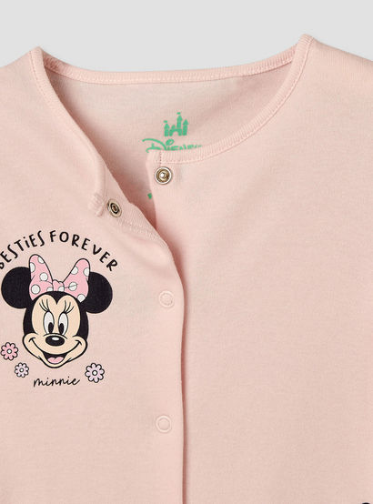 Set of 2 Disney Cotton Round Neck Sleepsuit with Romper-baby-girls-clothing-nightwear-sleepsuits-image-5