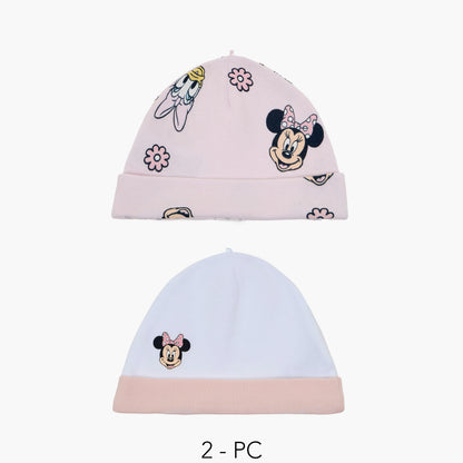 Pack of 2 Disney Cap with Minnie Mouse Print