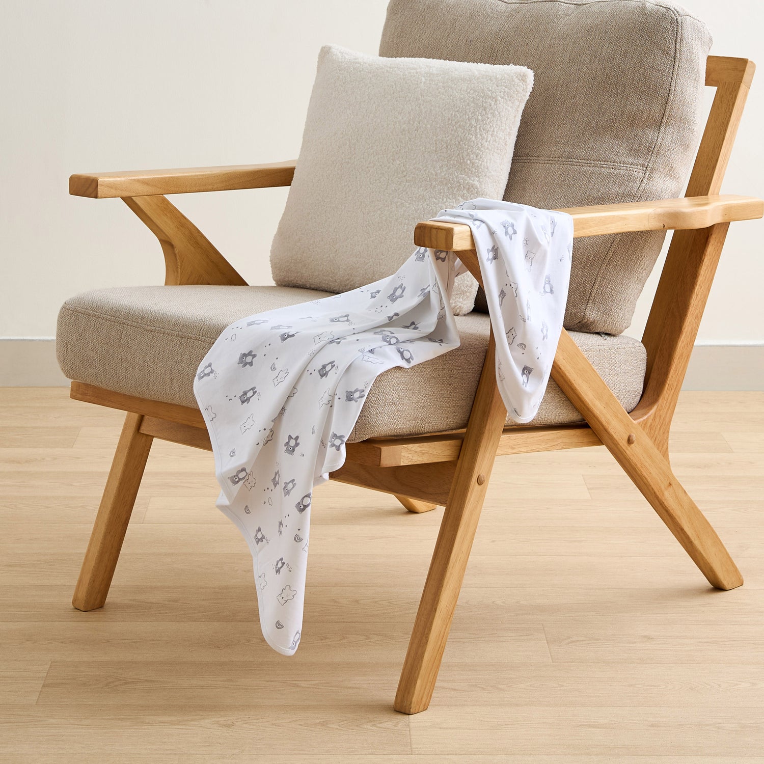 Juniors 2-Piece Assorted Receiving Blanket Set - 70x70 cms
