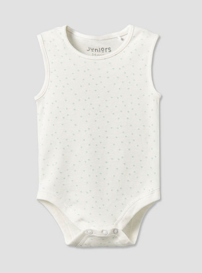 Pack of 3 Juniors Round Neck Sleeveless Bodysuit with Snap Button Closure-baby-girls-clothing-bodysuits-image-5
