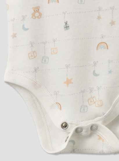 Pack of 3 Juniors Round Neck Sleeveless Bodysuit with Snap Button Closure-baby-girls-clothing-bodysuits-image-9