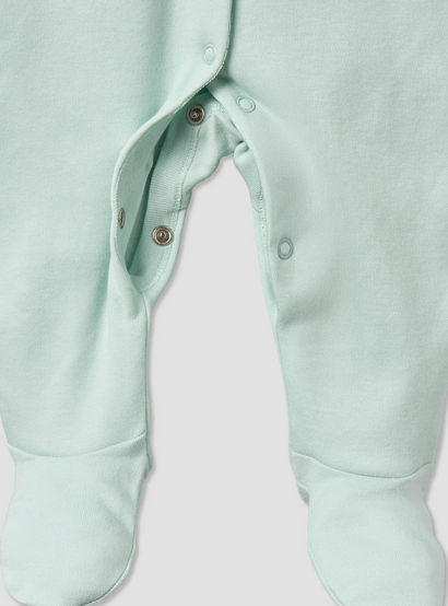 Pack of 2 Juniors Cotton Round Neck Long Sleeves Sleepsuit with Snap Button Closure-baby-girls-clothing-nightwear-sleepsuits-image-6