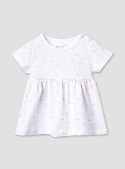 Juniors Assorted A-line Dress with Round Neck and Short Sleeves - Set of 2-baby-girls-clothing-dressesandjumpsuits-image-3