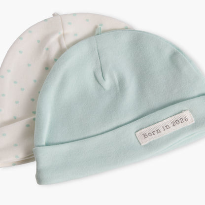 Pack of 2 Juniors Cap with Folded Cuff Hem