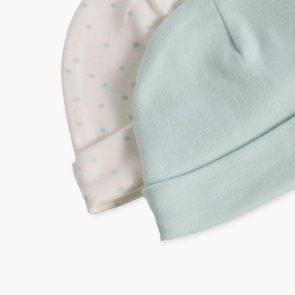 Pack of 2 Juniors Cap with Folded Cuff Hem