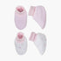Juniors Printed Booties - Set of 2 - Pink / 0-6 mths