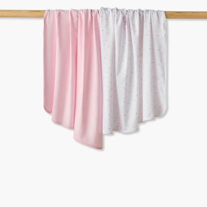 Juniors Assorted Receiving Blanket - Set of 2 - Multicolour / 0-6 mths