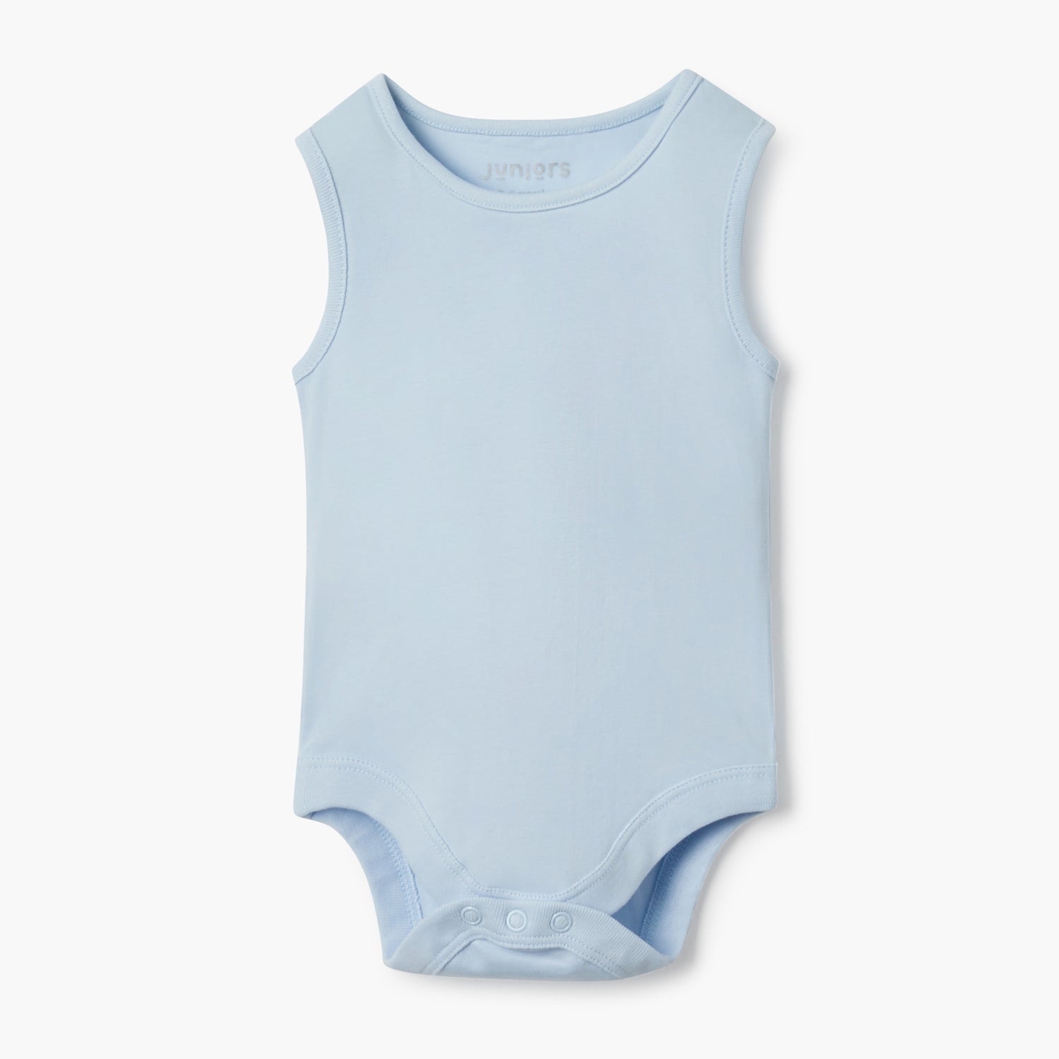 Juniors Sleeveless Bodysuit with Snap Button Closure - Set of 2