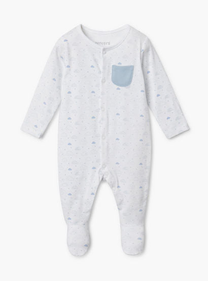 Juniors Assorted Sleepsuit with Long Sleeves and Pocket - Set of 2-baby-boys-clothing-nightwear-sleepsuits-image-2